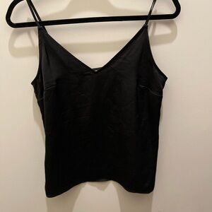 Black flowy tank top